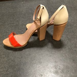 Vince Camuto ankle strap heels